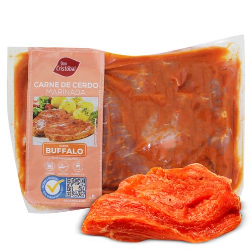 Bistec De Cerdo Don Cristóbal Marinado Sabor Búfalo, Precio indicado por libra