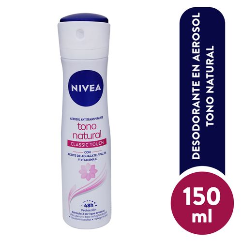 Desodorante Marca Nivea Spray Dama Aclarado Natural -150ml