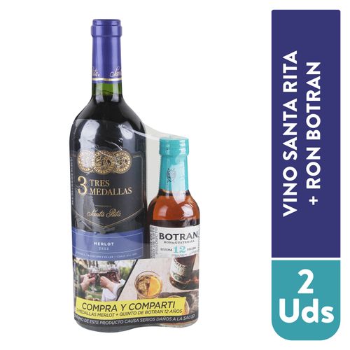 Sta Rita 3 Med Mer Y Botran 950 Ml
