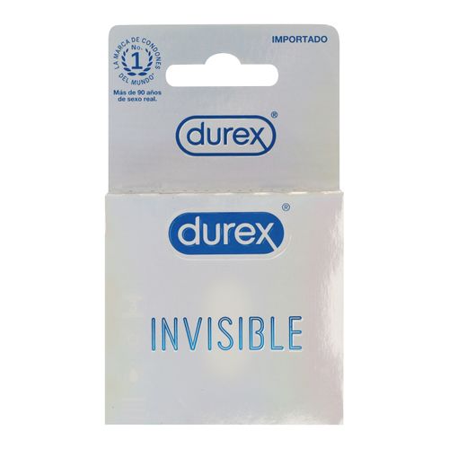 Preservativo Durex invisible caja 3 Uds - Precio indicado por caja