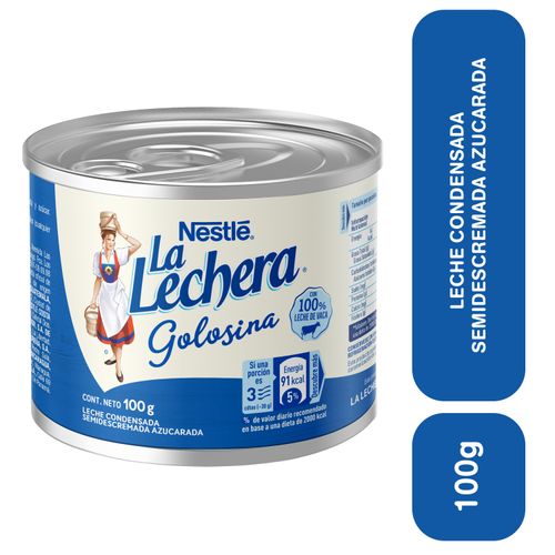 Leche Condensada Nestlé La Lechera  Azucarada  Lata - 100g