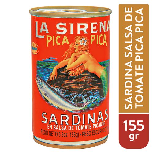 Sardina La Sirena  Pica Pica En Sals Pican 155Gr