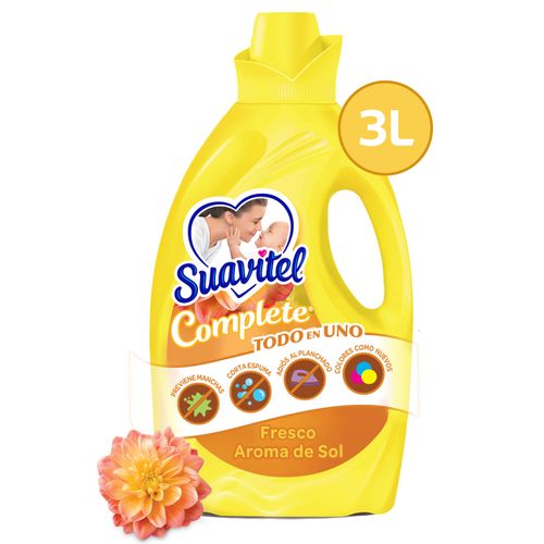 Suavizante de Telas Suavitel, Complete Aroma de Sol -3 L