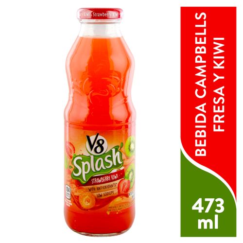 Bebida Campbells Splash Fresa Y Kiwi16Oz