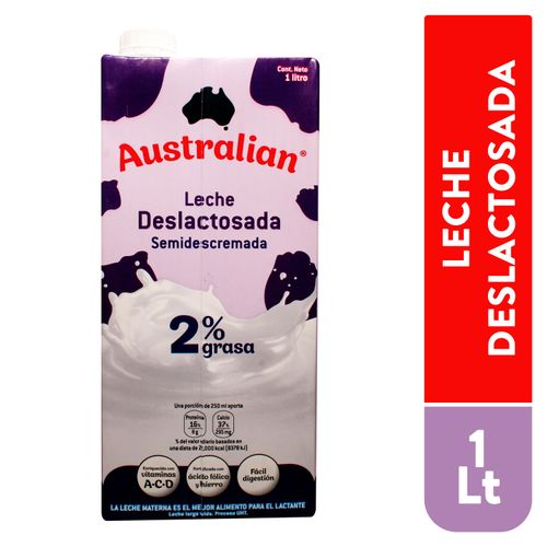 Leche Australian Deslactosada UHT - 1 Litro