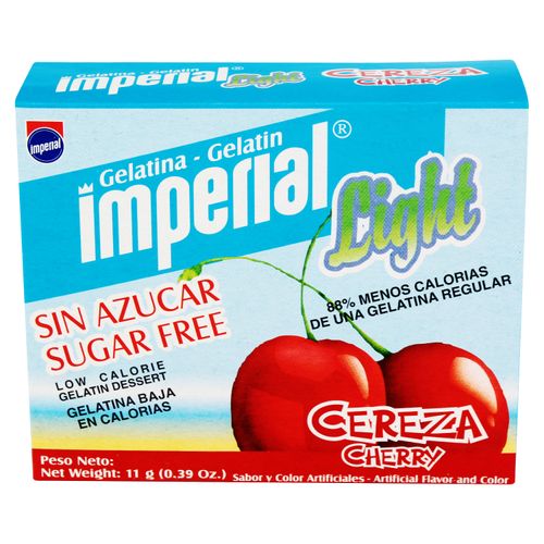 Gelatina Imperial Sabor Light Cereza - 11 g