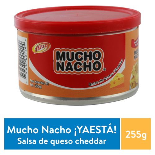 Salsa Yaesta Mucho Nacho De Queso Cheddar  - 255gr