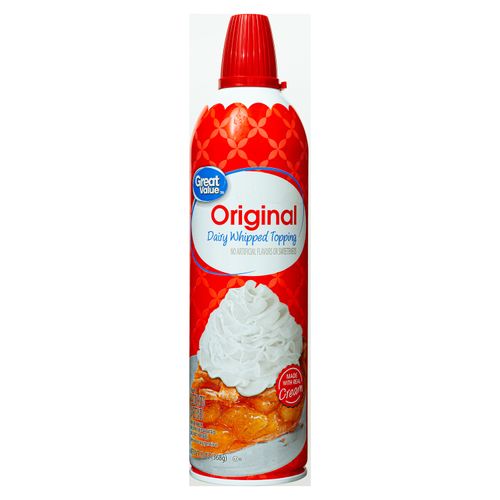 Crema Great Value batida original - 369 g