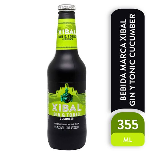 Bebida Xibal Gin Y Tonic Cucumber - 355ml