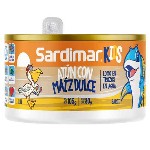 Atún Sardimar Con Maiz Dulce 105gr