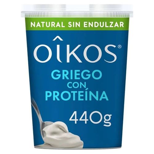 Yogurt Oikos, Griego Natural Sin Azúcar -440g