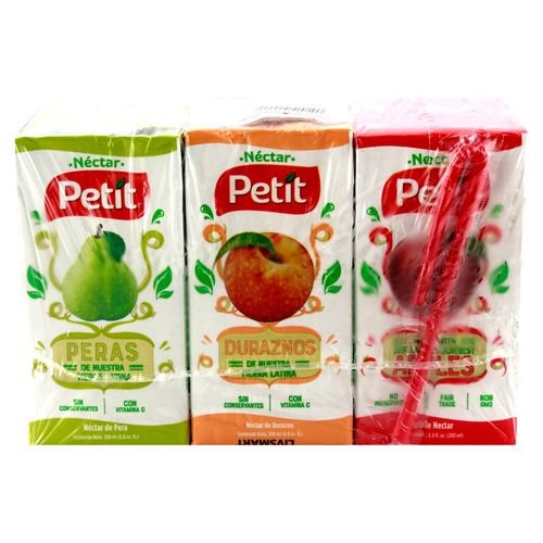 6 Pack Necta Petit Surtido Tetra - 200ml