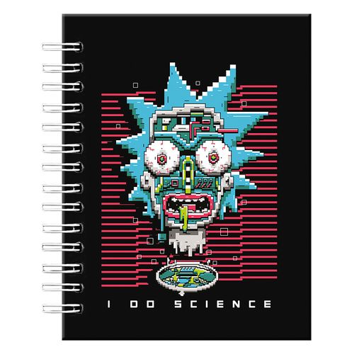 Cuaderno Rick And Morty Pequeño 5 Materias - 150 Hojas
