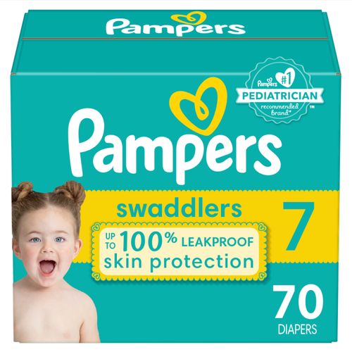 Pañal Pampers swaddlers talla 7 pediatrician - 70 Uds