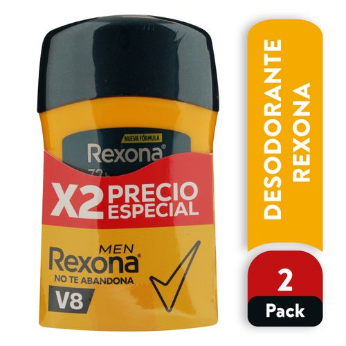 Desodorante Rexona V8 Barra 2 pack - 100 g