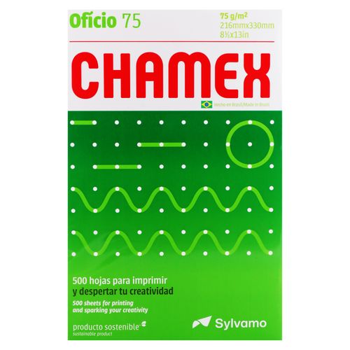 Papel Chamex Oficio 98 Blancura