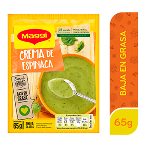 Crema Maggi De Espinaca Sobre - 65g