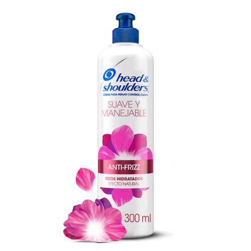 Crema para Peinar Rizos Hidratados Head & Shoulders Suave y Manejable 300 ml