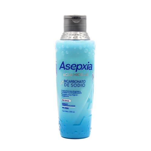 Agua Asepxia Micelar  Bicarbonato de Sodio -200ml