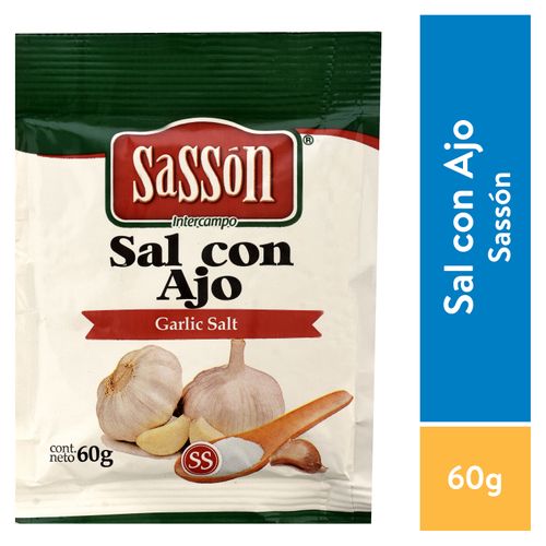 Sal con ajo Sassón - 60 g