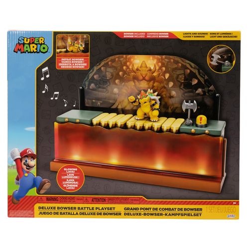 Figuras Nintendo, set castillo de bowser -2.5 pulgadas