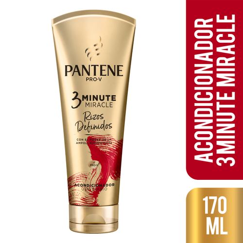 Acondicionador 3 Minute Miracle Pantene Pro-V Rizos Definidos 170 ml