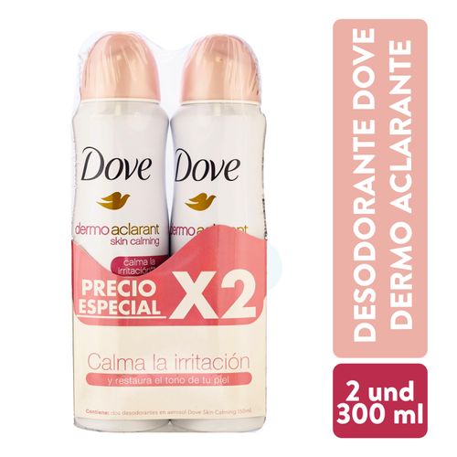 Desodorante Dove Dermoaclarant en Aerosol - 300 ml