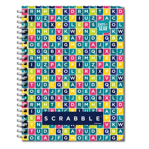Cuaderno Pen + Gear espiral scrabble 1 - 100 hojas