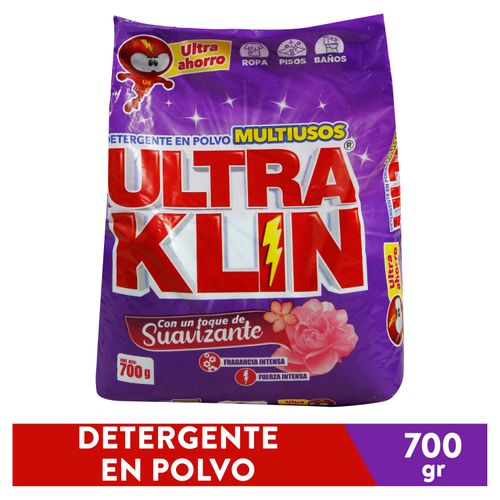 Detergente Ultraklin Fuerza Intensa en polvo - 700 g