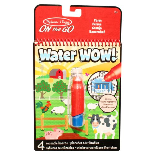 Libro Melissa & Doug la granja colorea con agua