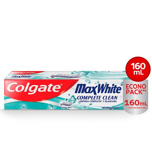 Pasta Dental Colgate Max White Complete Clean -160ml