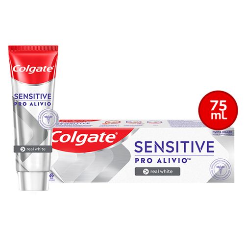 Pasta Dental Sensitiva Colgate Sensitive ProAlivio Real White -75ml