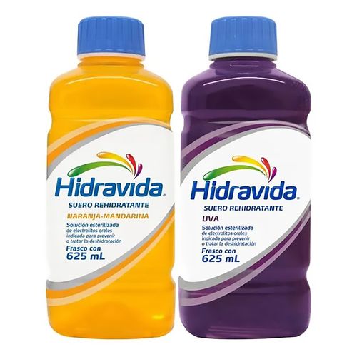 2 Pack de Suero Hidravida Sabor Fresa Mora - 1250ml