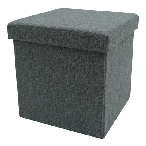 Taburete cuadrado Mainstays, color gris -38cm