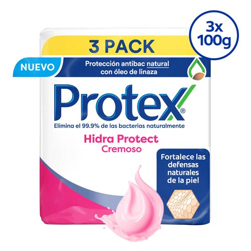 Jabón Protex Hidra Protect Cremoso 3 Pack - 300 g