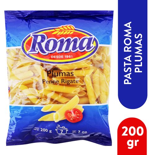 Pasta Roma Plumas - 200gr