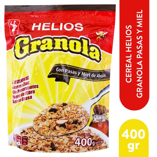 Cereal Helios Granola Pasas Y Miel - 400 g