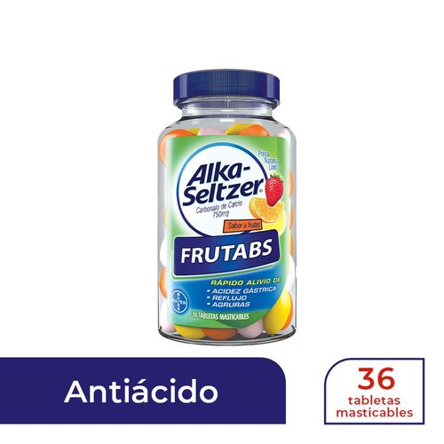 Antiácido Alka Seltzer frutabs masticables - 36 Uds