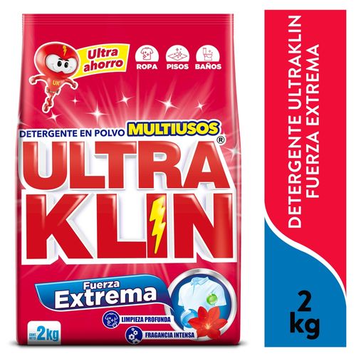 Detergente Ultraklin, Fuerza Extrema -2kg