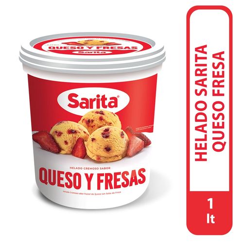 Helado Sarita, Queso Fresa -1L