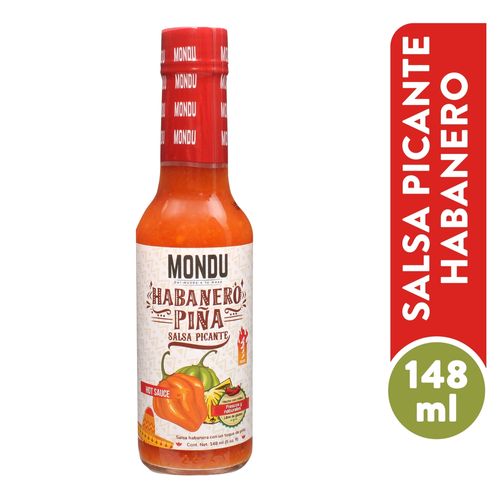 Salsa picante Mondu habanero piña -142g