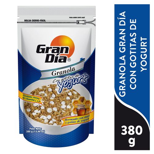 Granola Gran Día con gotitas de yogurt -380g