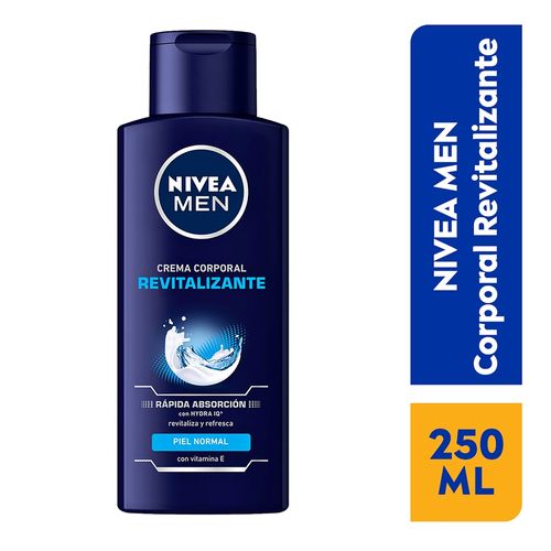 Crema Nivea Corporal For Men Revitalizante Piel Norma - 250ml