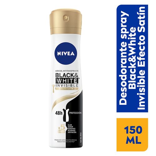 Desodorante Spray Nivea Dama Black & White Invisible - 150ml