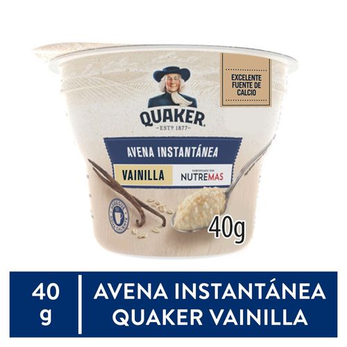 Avena Quaker instantánea con vainilla - 40 g