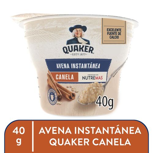 Avena Quaker Instantánea Canela - 40gr