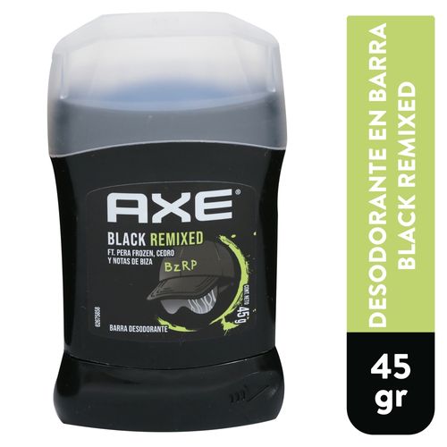 Desodorante Axe Barra Black Remixed - 45 g