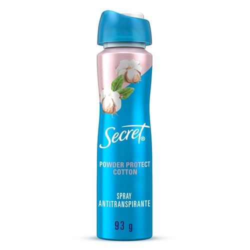 Antitranspirante En Spray Secret Powder Protect Cotton - 93g