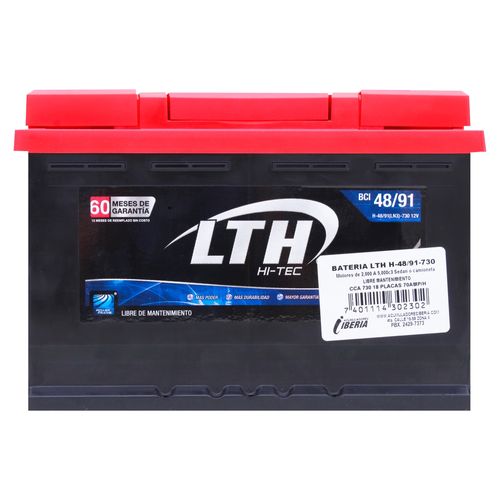 Bateria Para Auto Hitec48 91 730