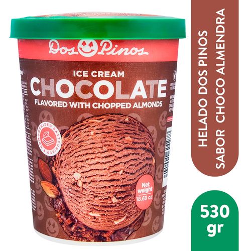 Helado Dos Pinos Choco Almendra - 530 g